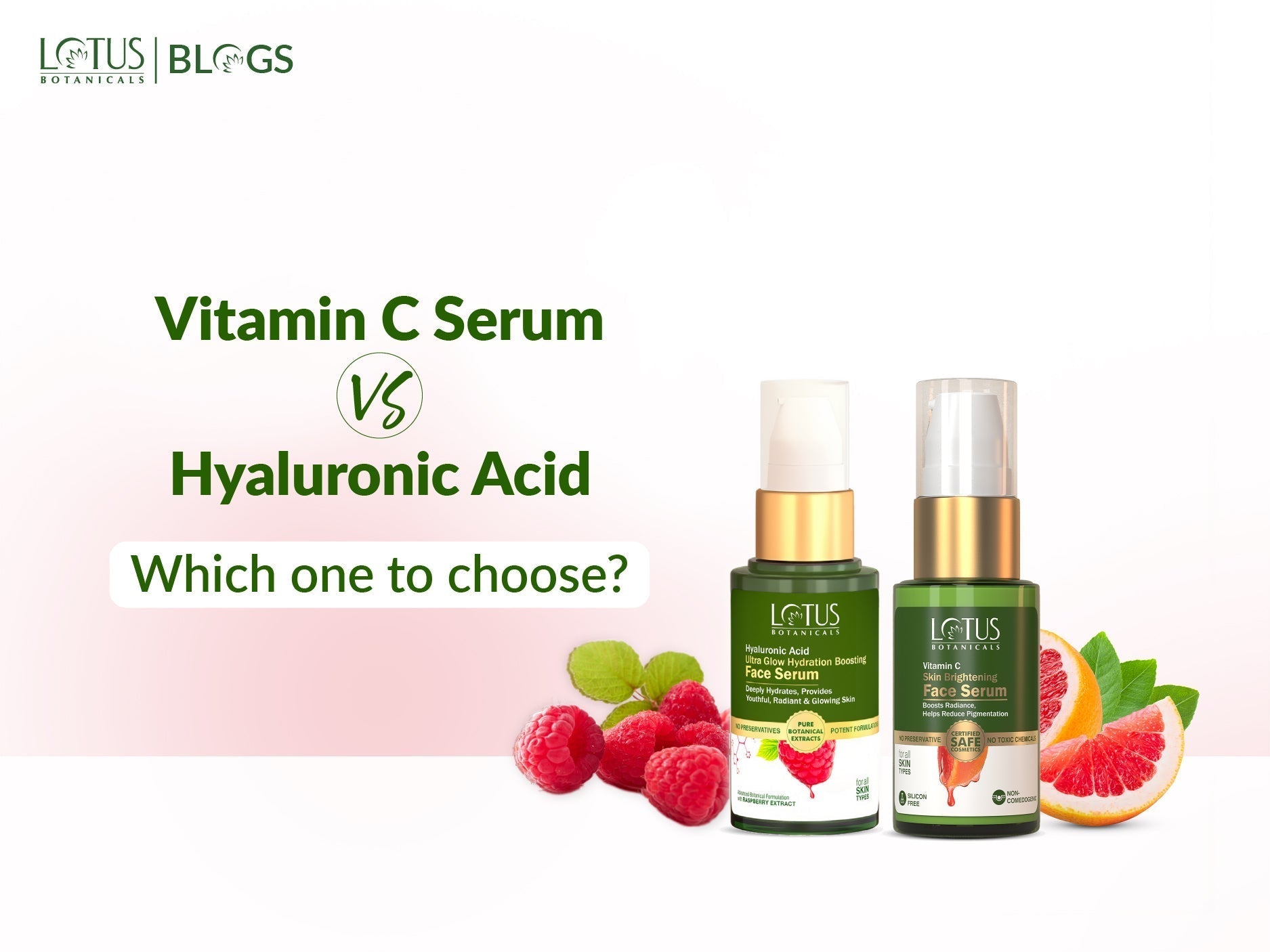 Vitamin C Serum vs Hyaluronic Acid Which One Should You Choose for Your Skin?