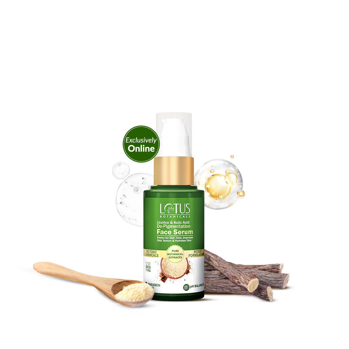 Licorice and Kojic Acid De-Pigmentation Face Serum