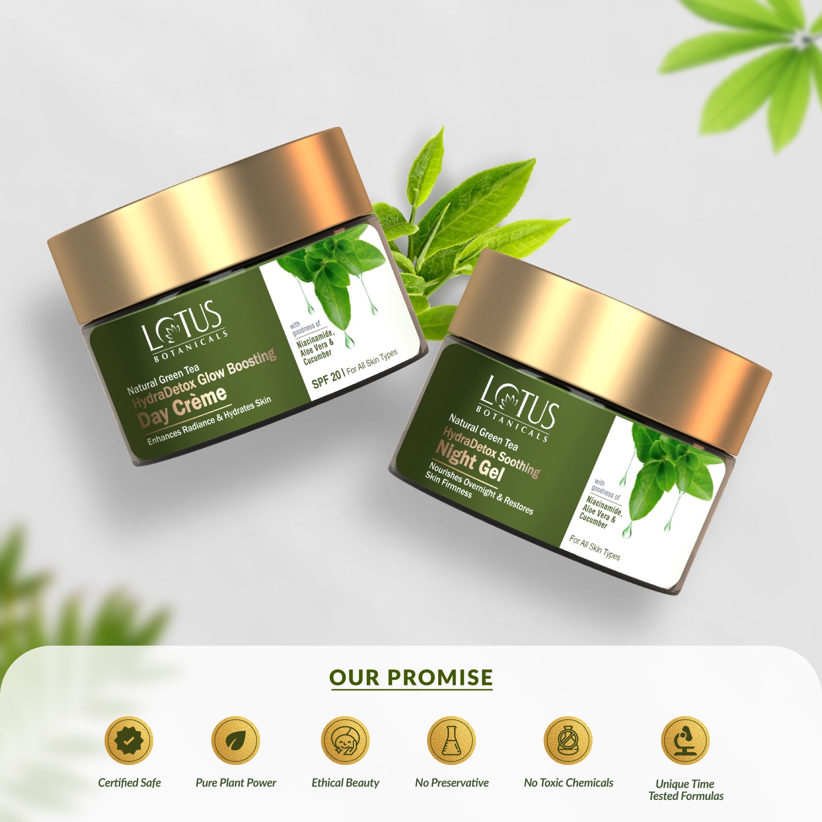 Refreshing Green Tea Renew & Restore Combo for a rejuvenating and invigorating experience