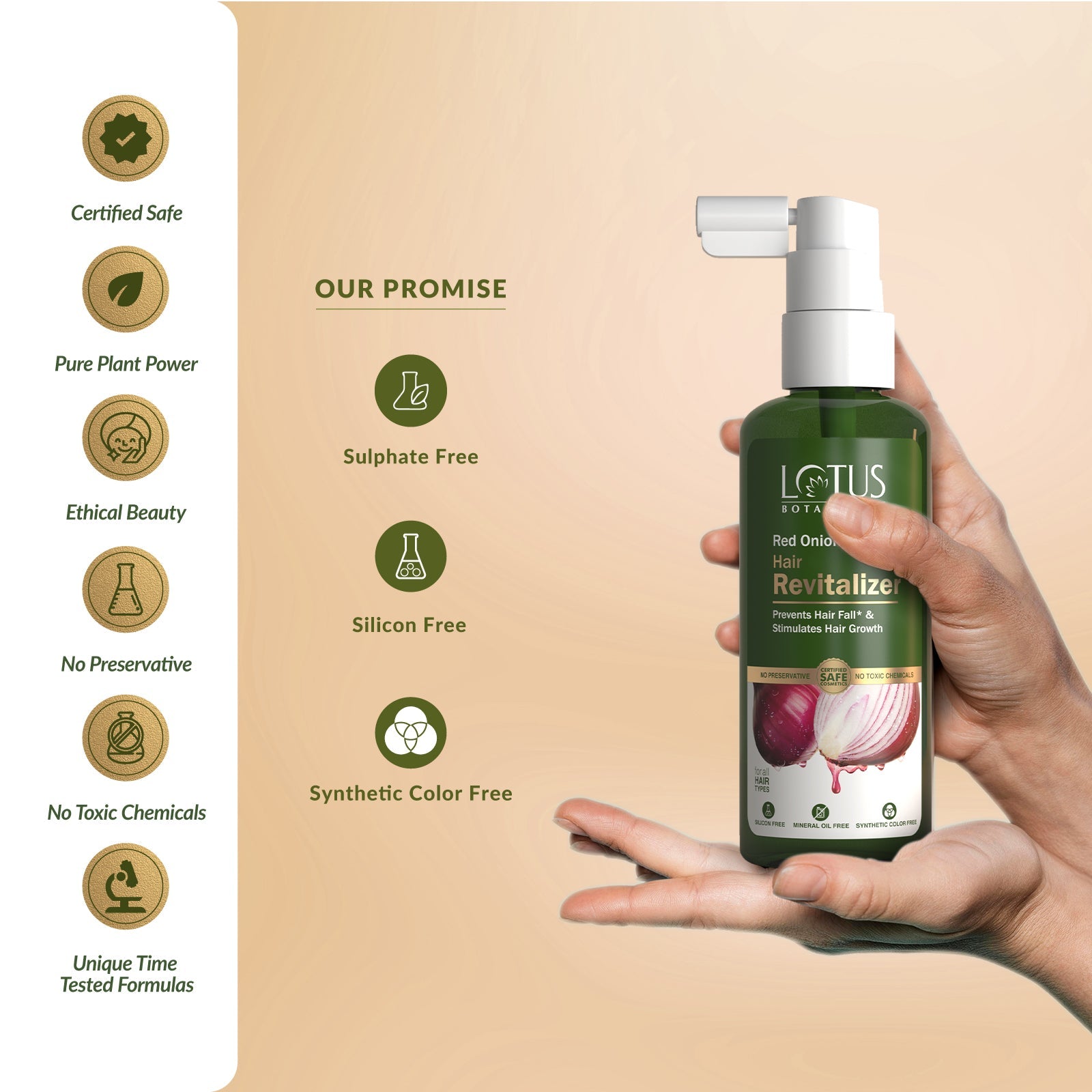 Red Onion Hair Revitalizer - Natural treatment for healthy and lustrous hair