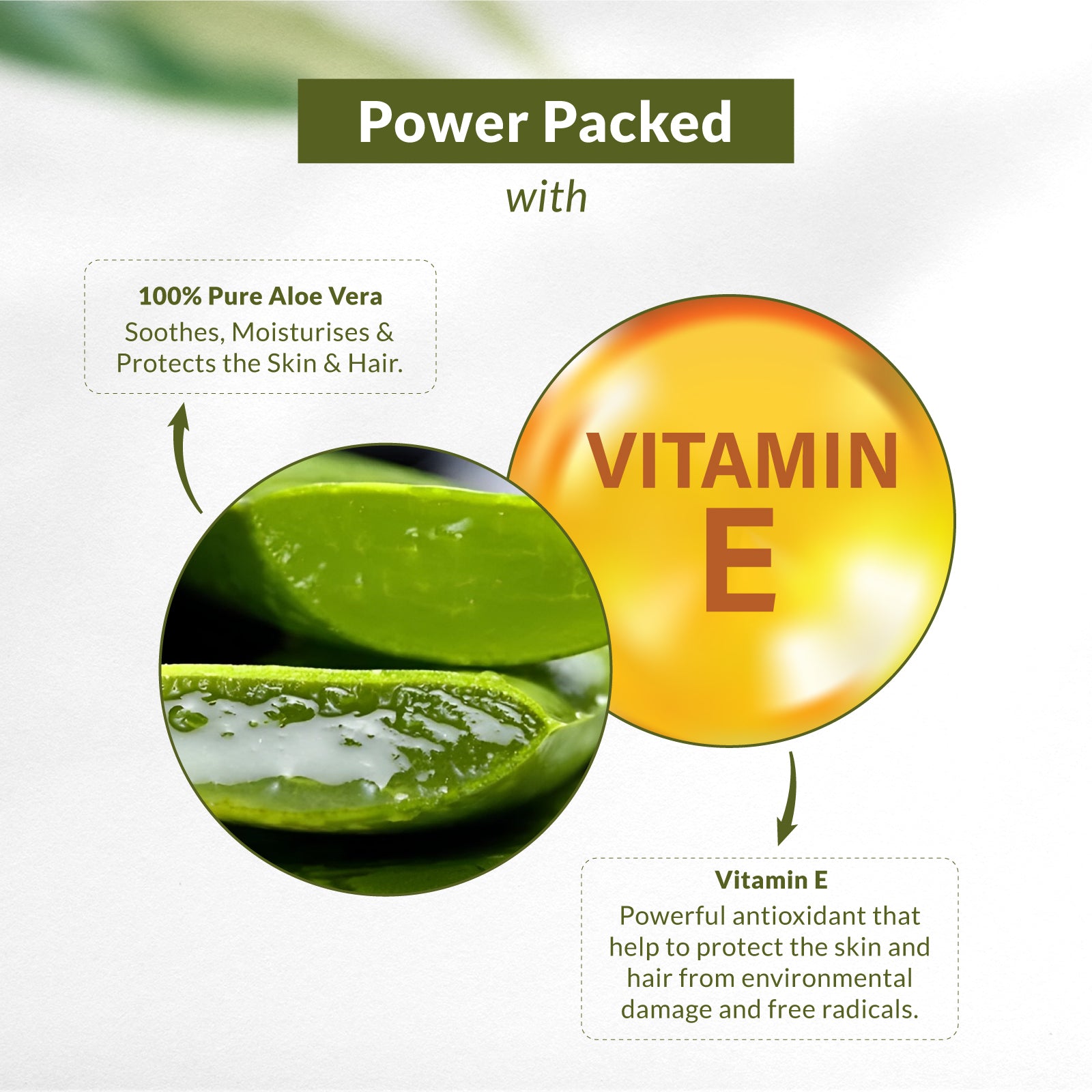 Aloe Vera Gel with Vitamin E - Natural and Nourishing Skincare Solution
