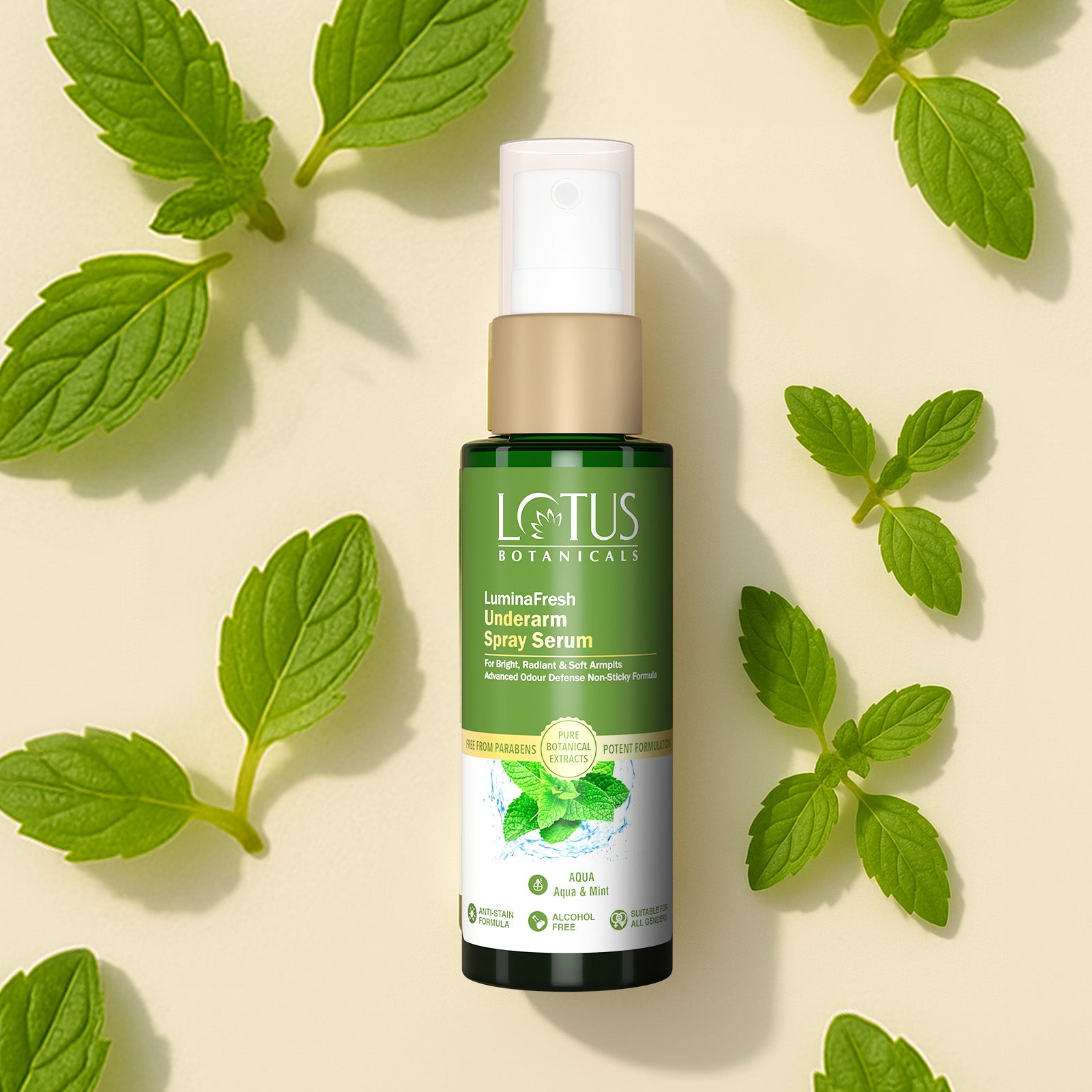LuminaFresh Underarm Spray Serum with Aqua and Mint