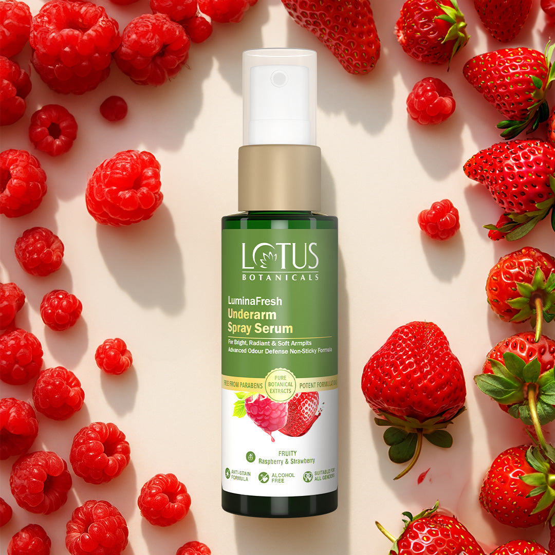 LuminaFresh Underarm Spray Serum with Raspberry and Strawberry