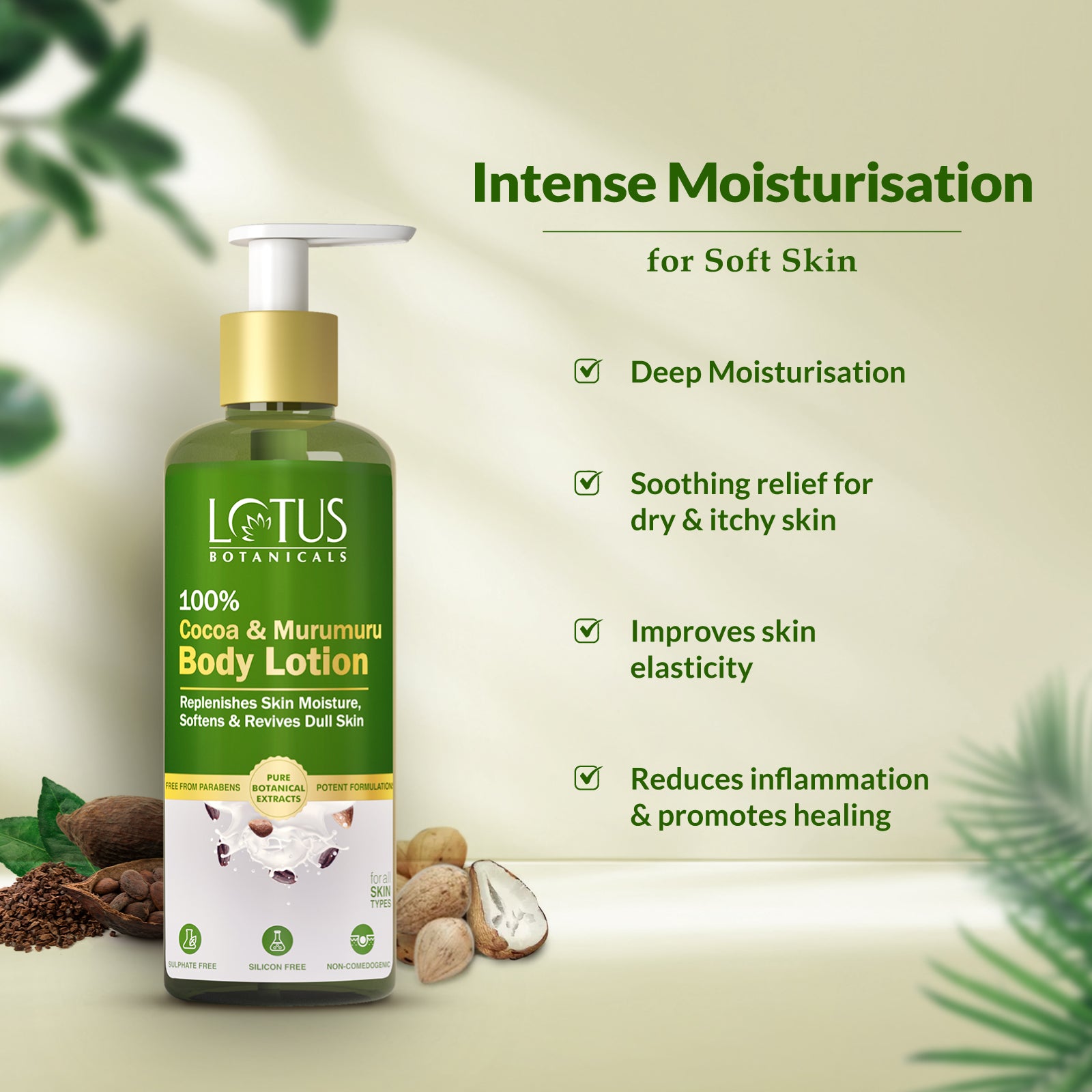 100% Cocoa & Murumuru Body Lotion