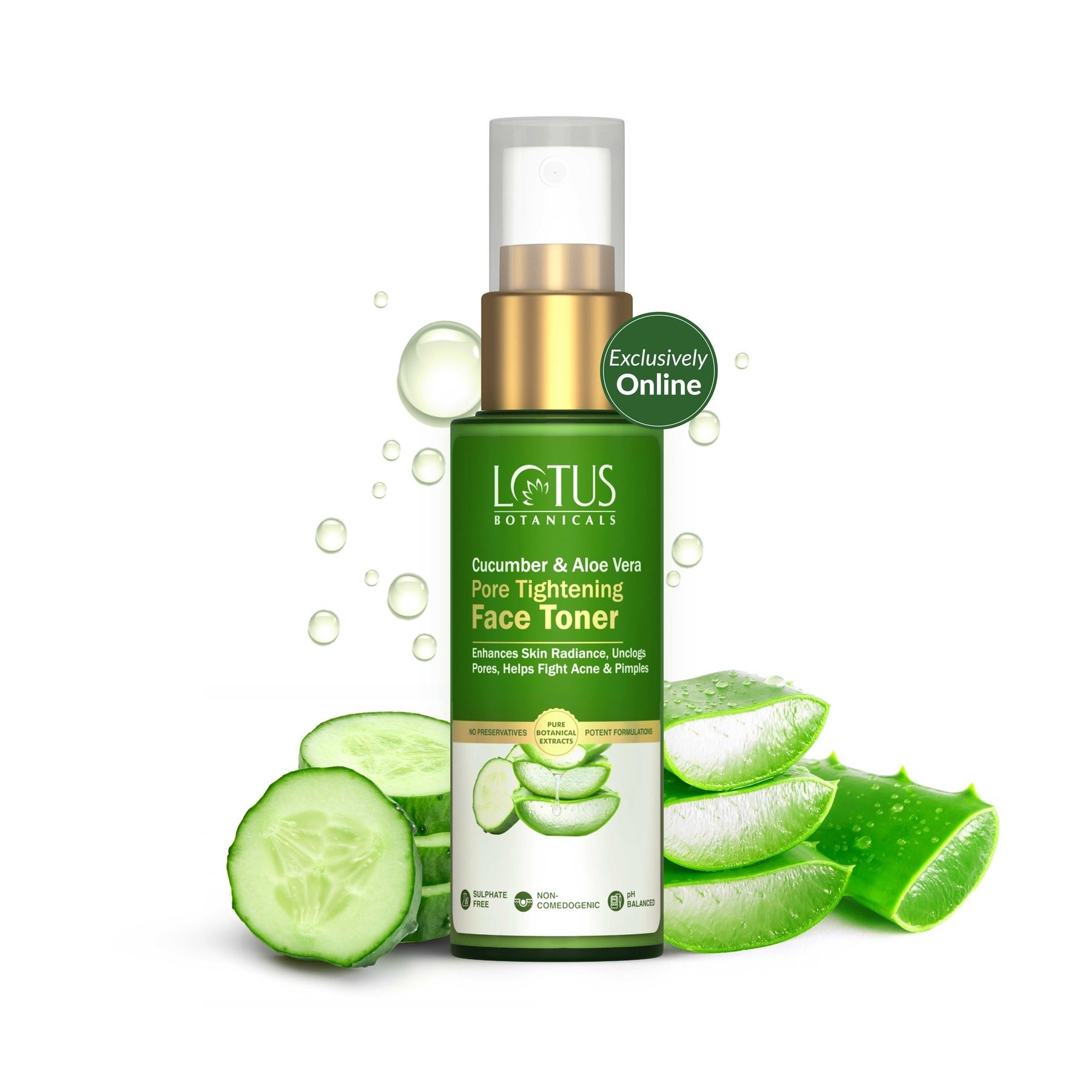 Cucumber & Aloe Vera  Pore Tightening Face Toner