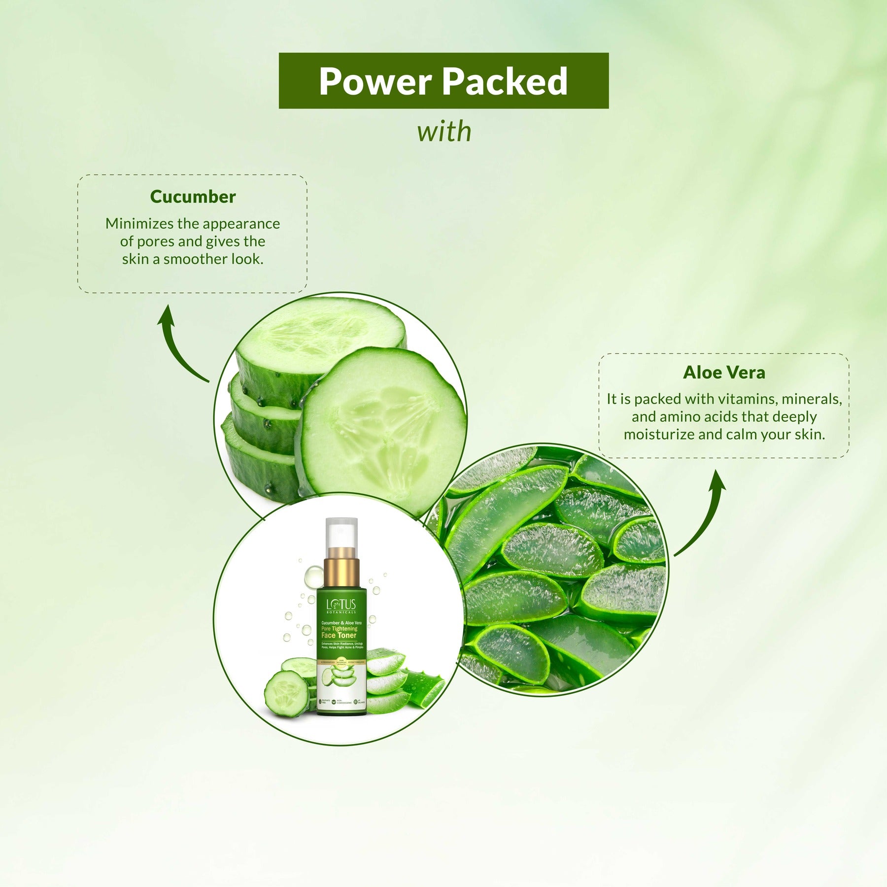 Cucumber & Aloe Vera Pore Tightening Face Toner