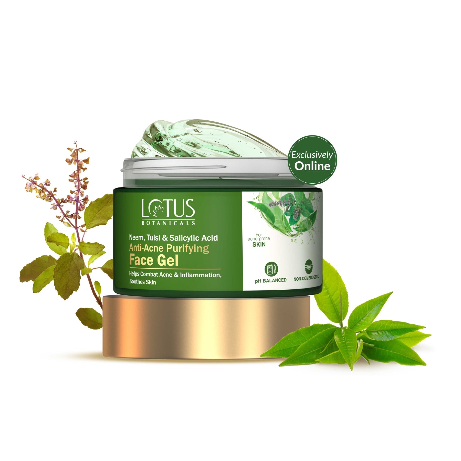 Neem, Tulsi & Salicylic Acid Anti-Acne Purifying Face Gel