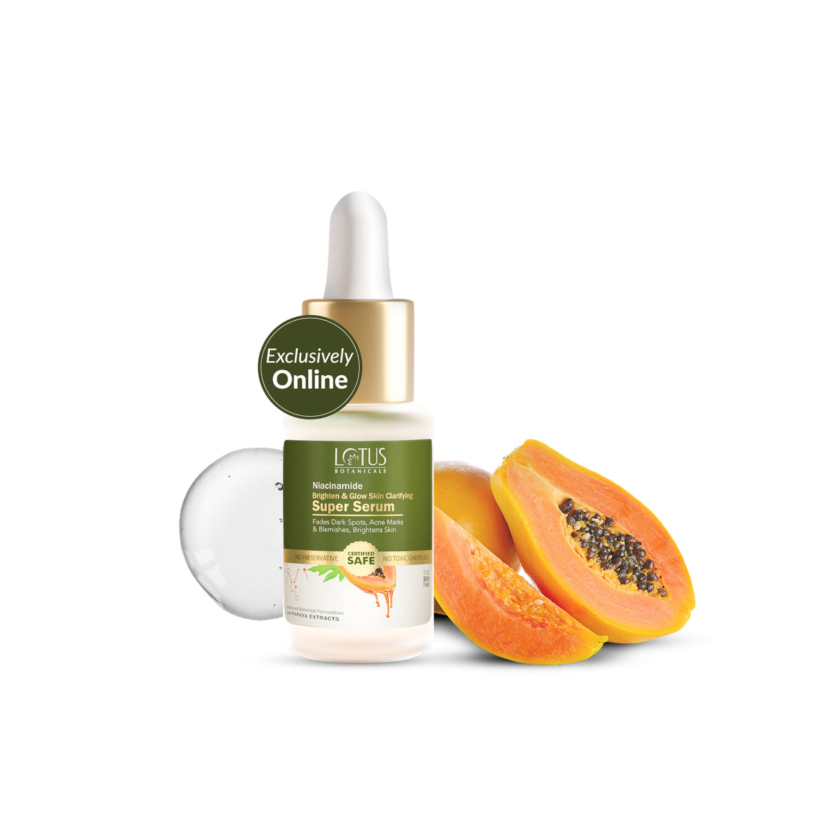Papaya & Niacinamide Brighten & Glow Skin Clarifying Super Serum