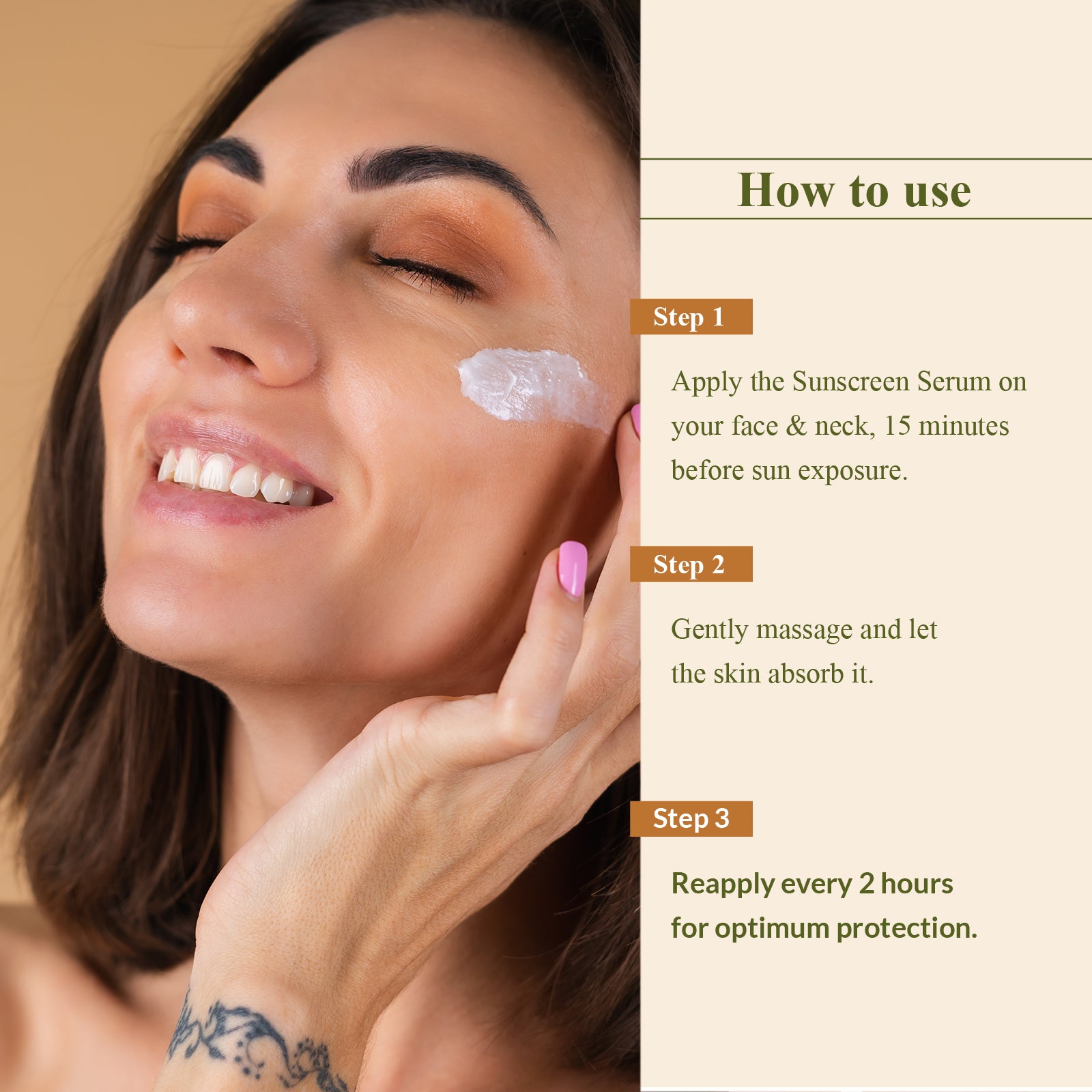 Sandalwood & Hyaluronic Acid Glow and Hydrating Sunscreen Serum | SPF50+ | PA+++ new