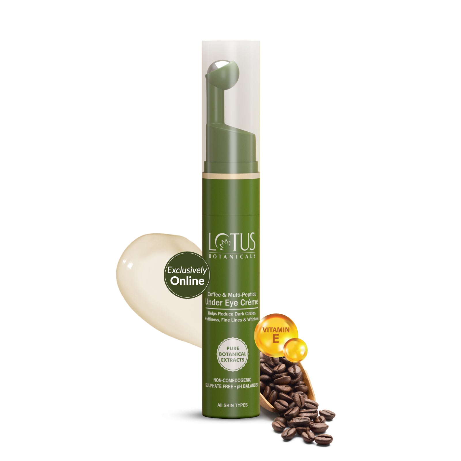 Coffee and Multi-Peptide Under Eye Crème with Vitamin E