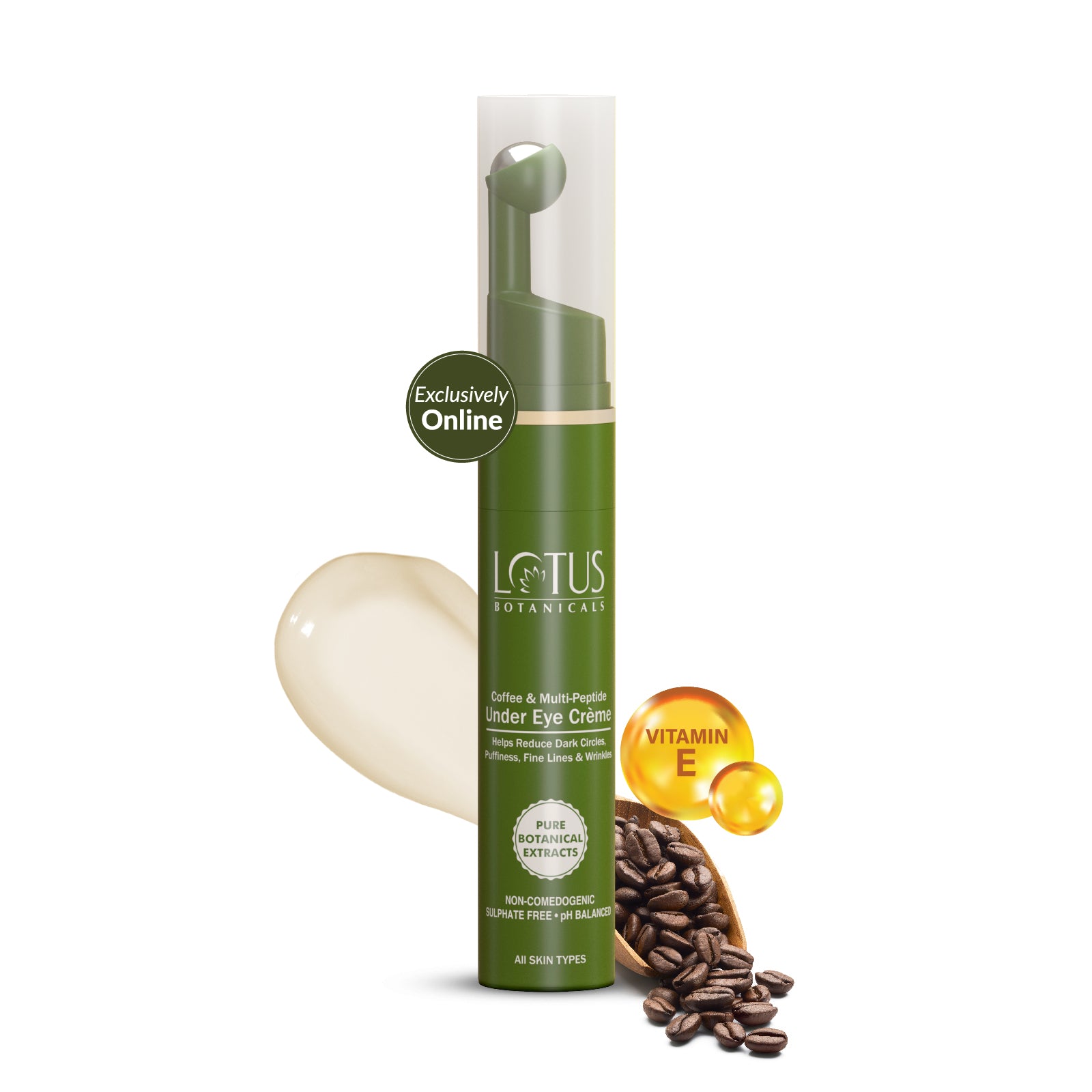 Coffee and Multi-Peptide Under Eye Crème with Vitamin E