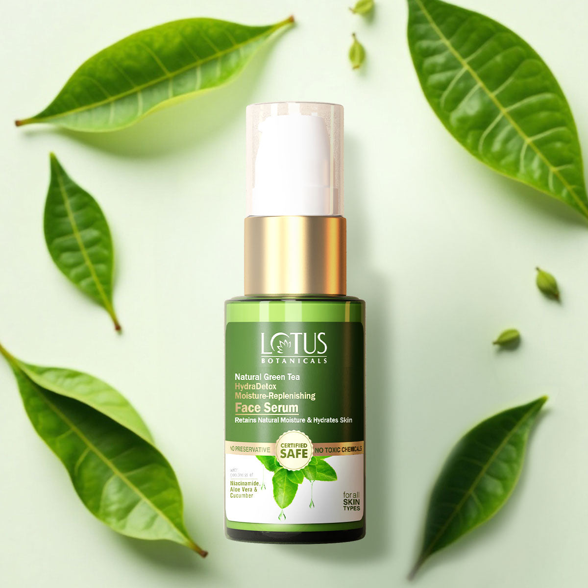 Natural Green Tea HydraDetox Moisture-Replenishing Face Serum