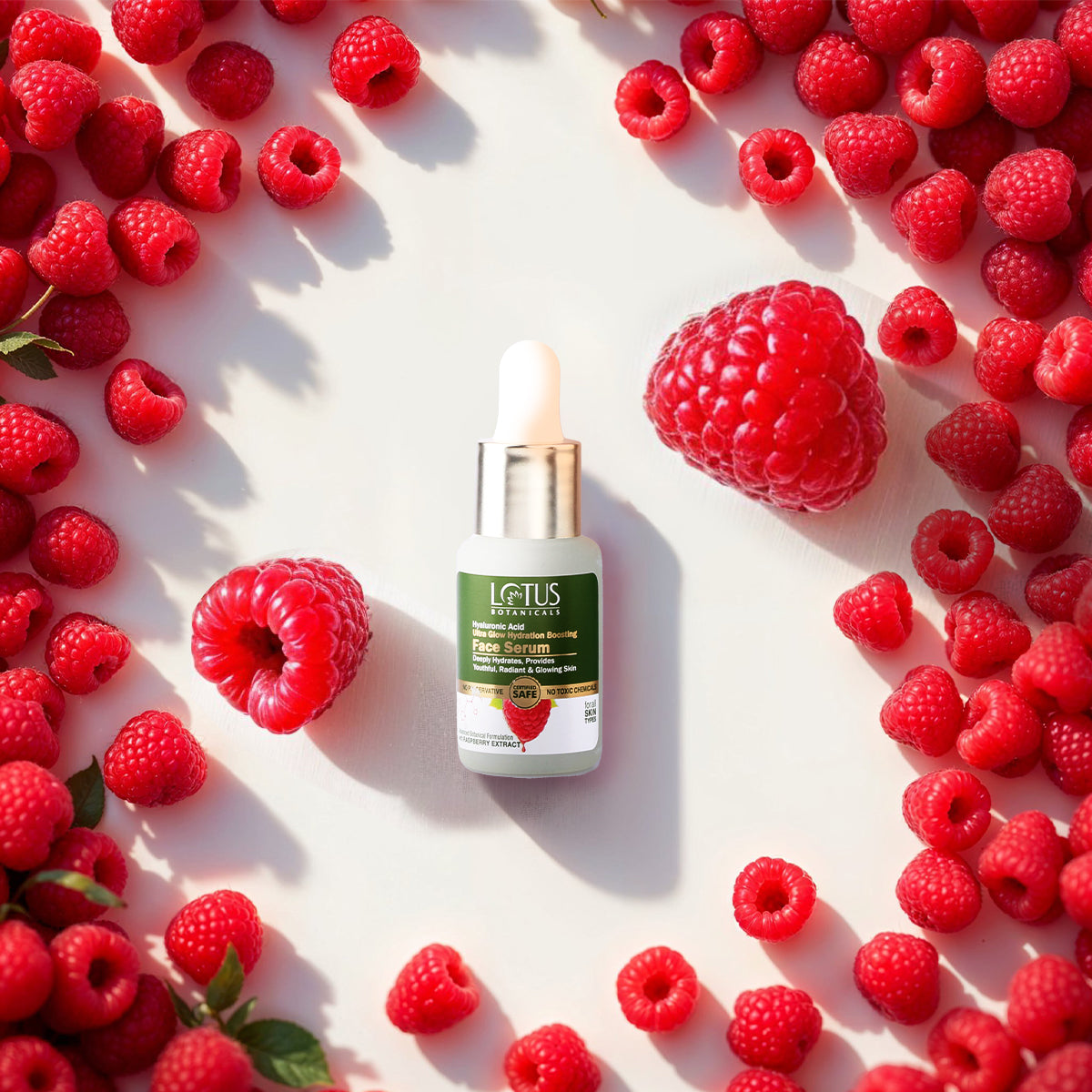 Raspberry & Hyaluronic Acid Ultra Glow Hydration Boosting Face Serum