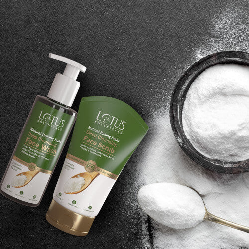 Baking soda shop face wash