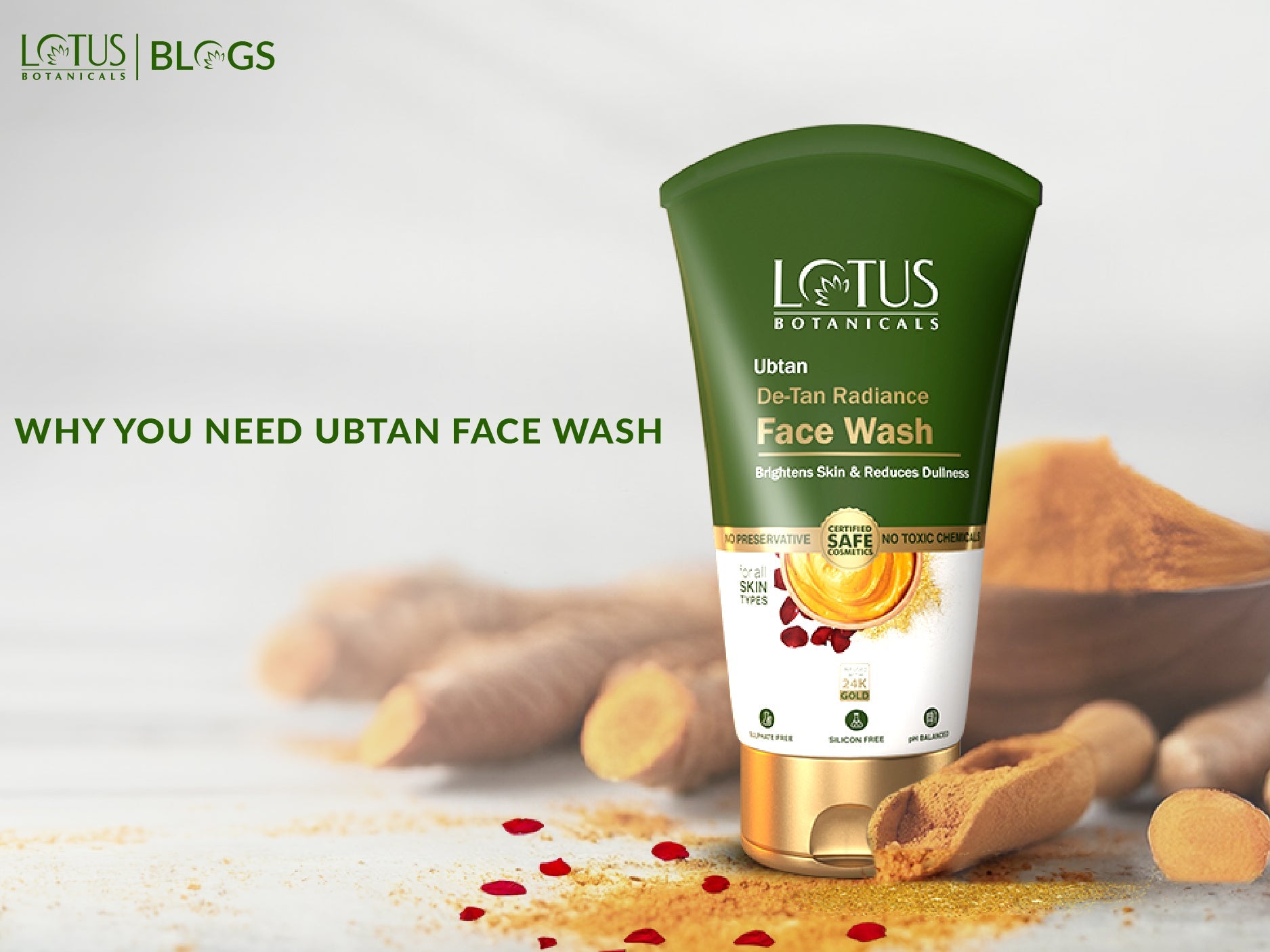 De-Tanning During Winter? Use Lotus Botanicals Ubtan Face Wash