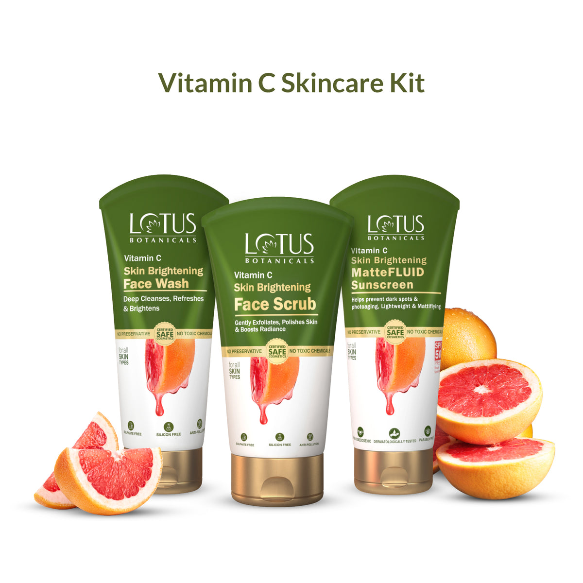 Vitamin C Skincare Kit - Brighten, Nourish, and Protect Your Skin with this Essential Skincare Set