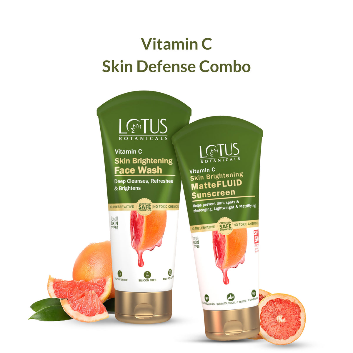 Vitamin C Skin Defense Combo - Protect and nourish your skin with this powerful antioxidant blend
