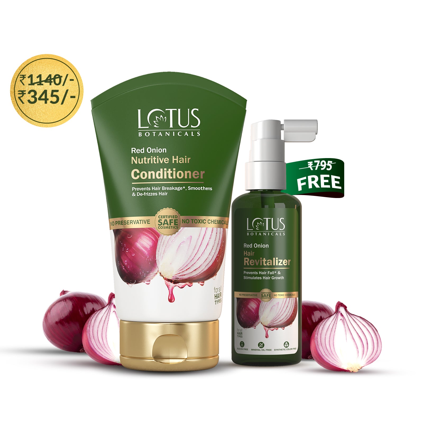 Buy Red Onion Conditioner, Get Hair Revitalizer Free