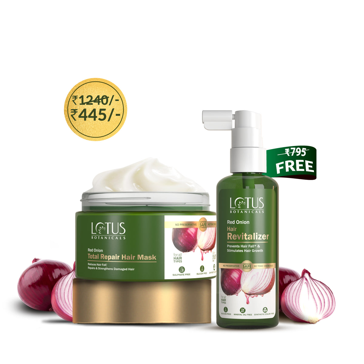 Buy Red Onion Mask, Get Hair Revitalizer Free