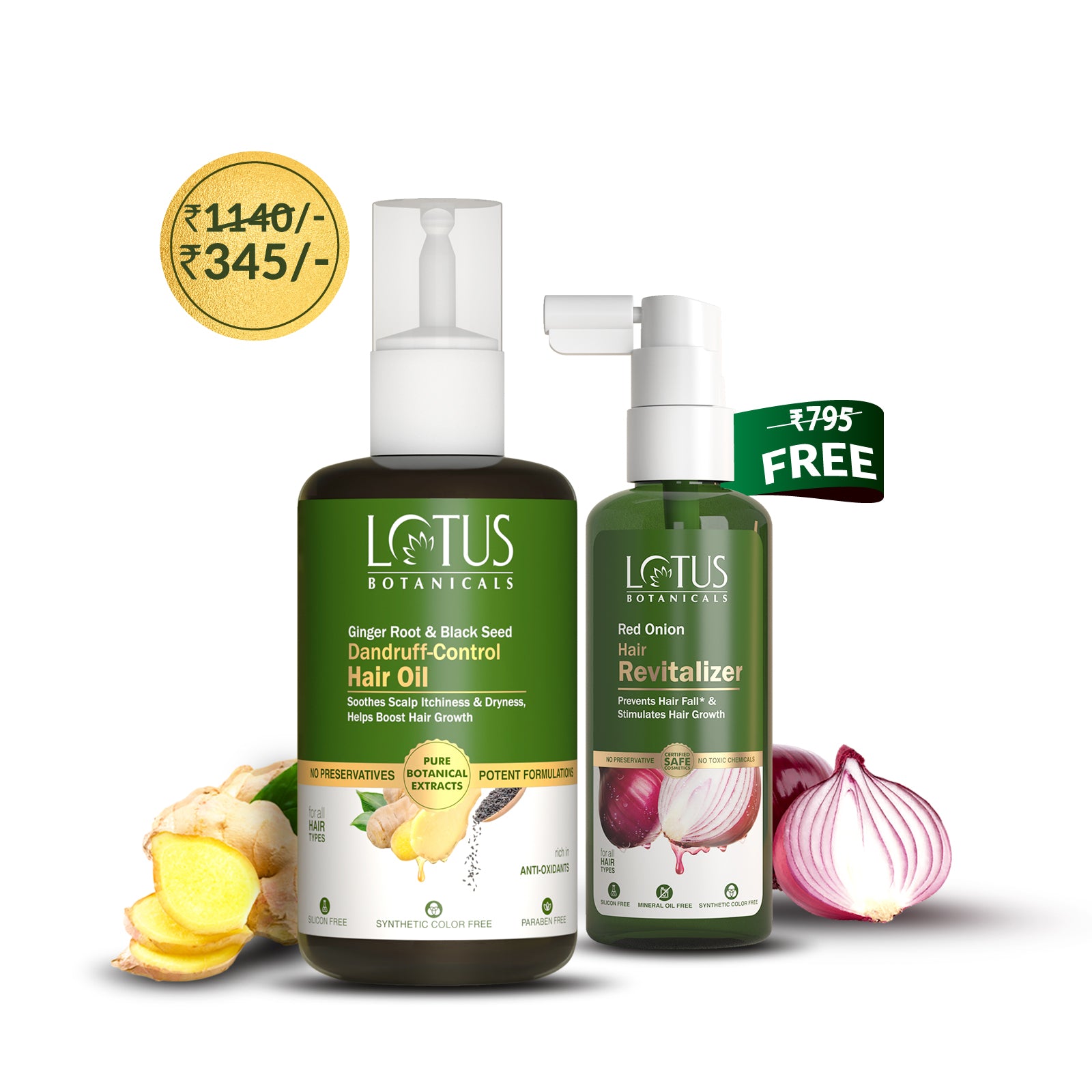 Ginger Root & Black Seed Dandruff Control Hair Oil