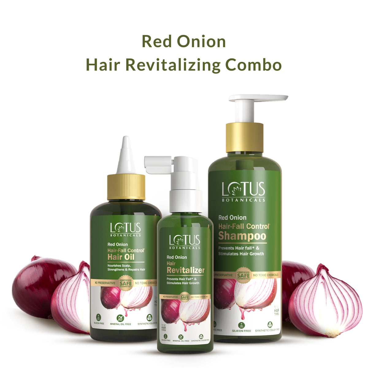 Red Onion Hair Revitalizing Combo - Natural solution for healthy and strong hair