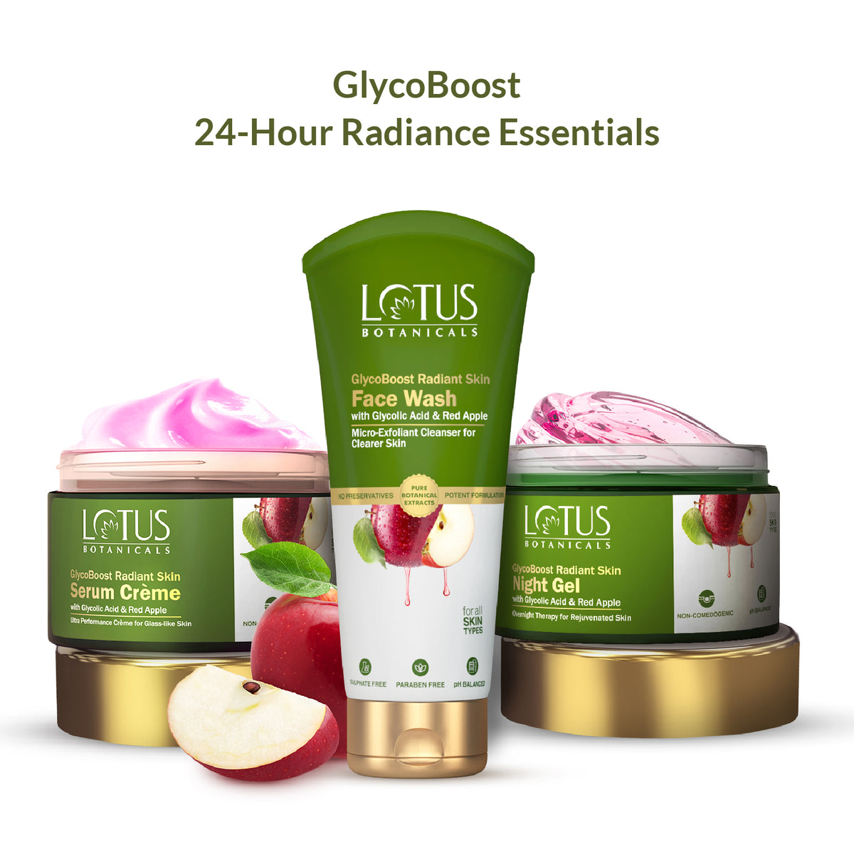 Lotus Botanicals GlycoBoost 24-Hour Radiance Essentials