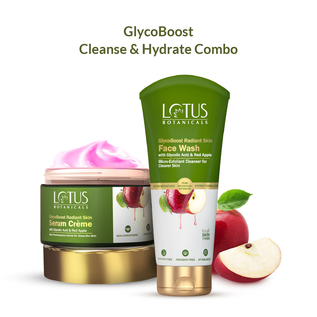 Lotus Botanicals GlycoBoost Cleanse & Hydrate Combo