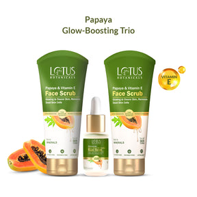 Lotus Botanicals Papaya & Vitamin E Glow-Boosting Trio