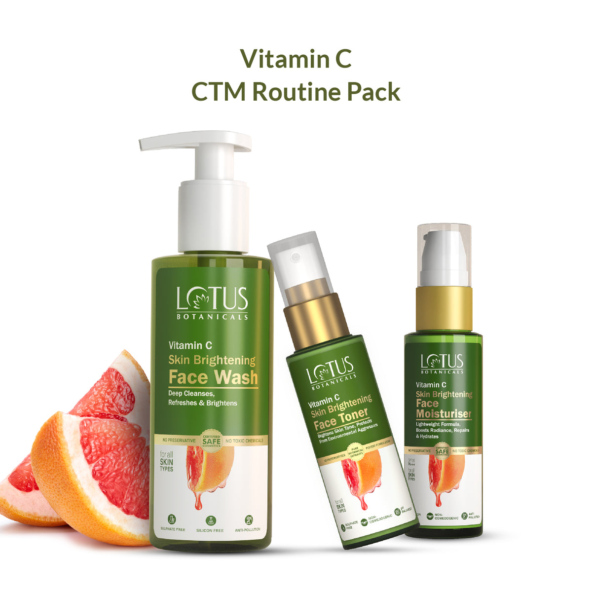 Lotus Botanicals Vitamin C CTM Routine Pack