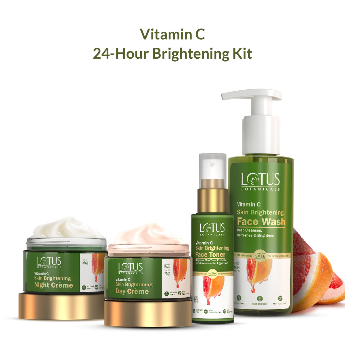 Lotus Botanicals Vitamin C 24-Hour Brightening Kit