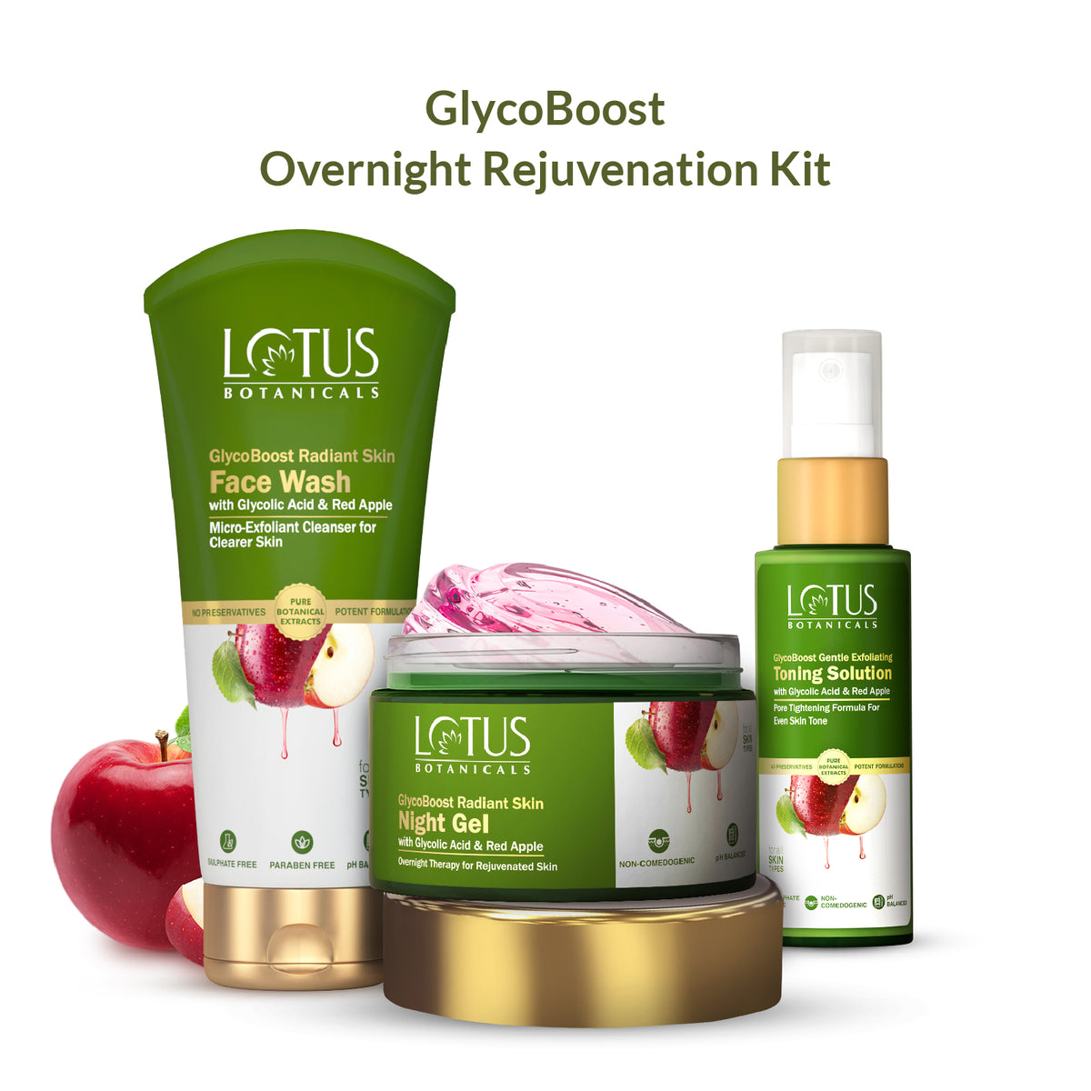 Lotus Botanicals GlycoBoost Overnight Rejuvenation Kit
