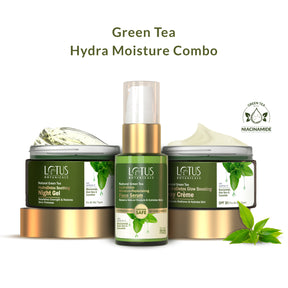 Hydrating green tea moisture combo for a refreshing and nourishing skincare routine