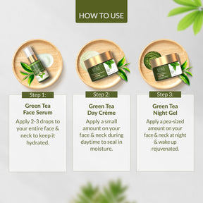 Refreshing and hydrating Green Tea Hydra Moisture Combo