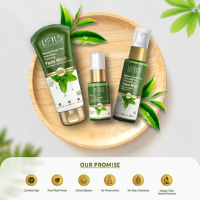 Green Tea Acne Defense Combo - Natural Skincare Solution for Clearing Acne and Promoting Healthy Skin
