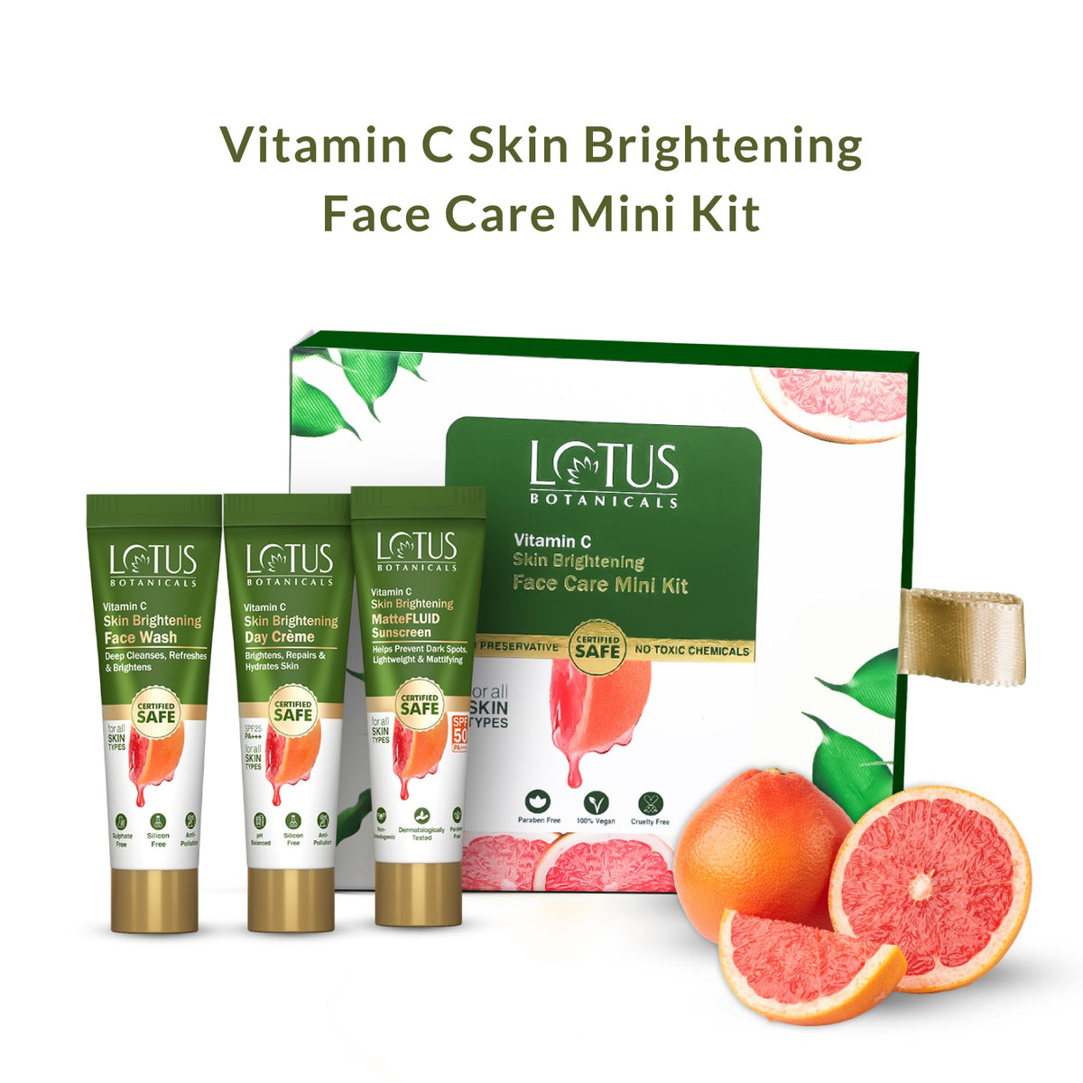 Vitamin C Skin Brightening Face Care Mini Kit