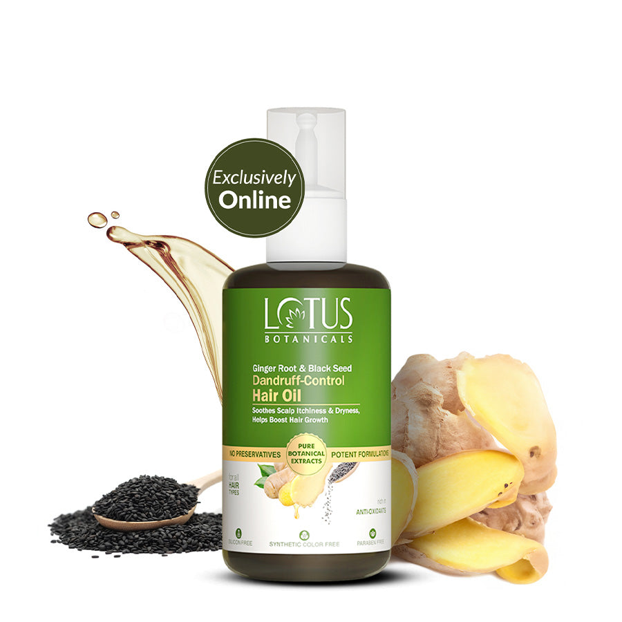 Ginger Root & Black Seed Dandruff Control Hair Oil