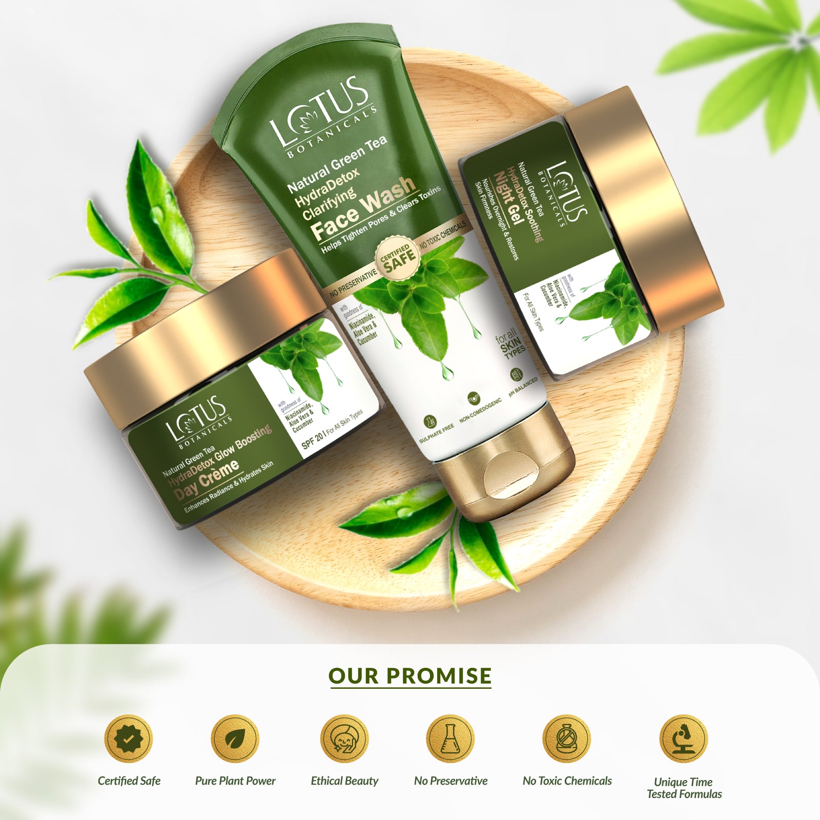 Green Tea Refreshing Radiance Combo - A revitalizing blend of green tea for a refreshing and radiant experience