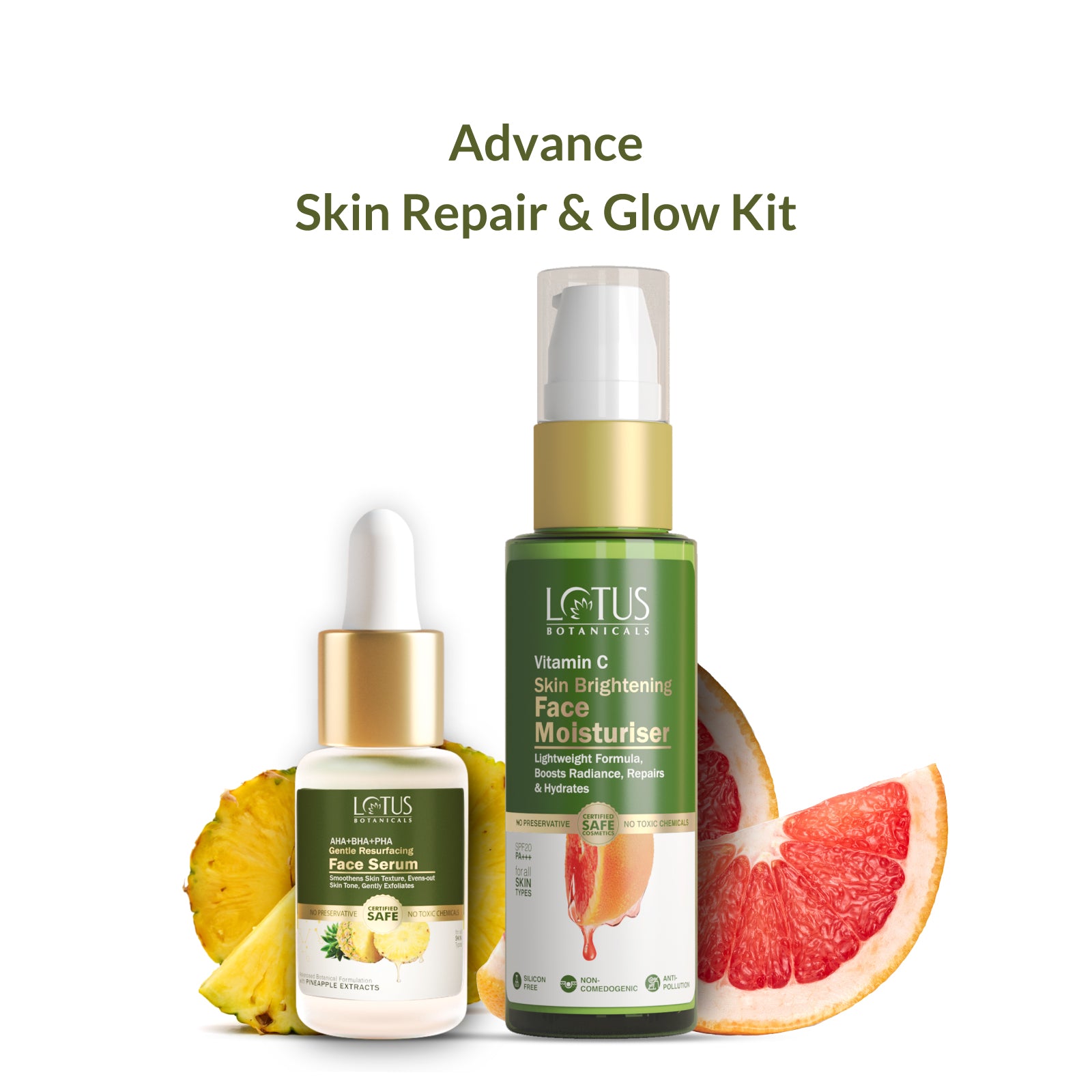 Revitalizing skincare kit for repairing and enhancing skin's natural glow