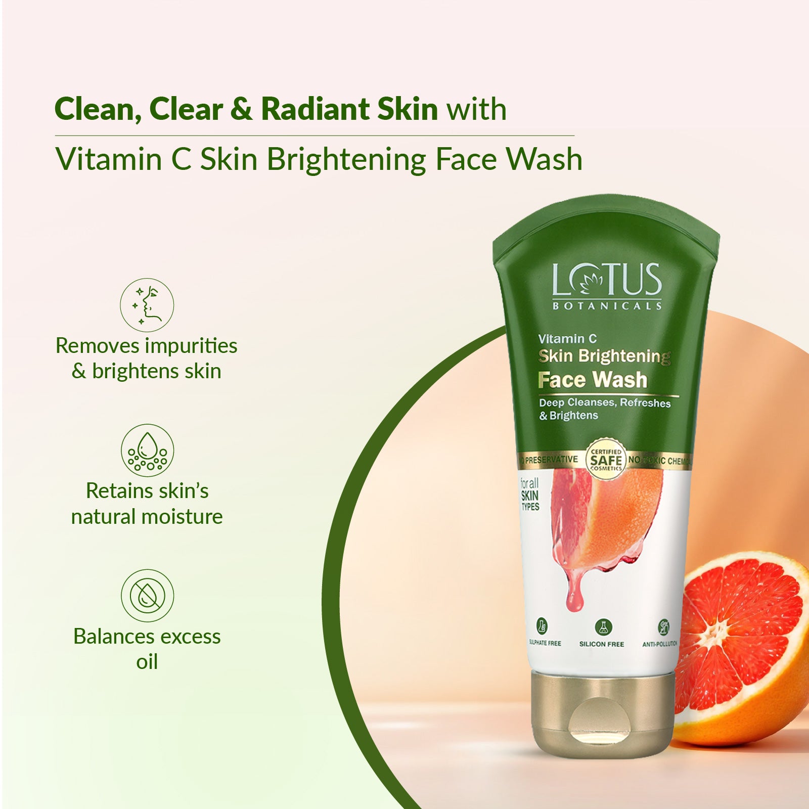 Vitamin C Skin Brightening Face Wash