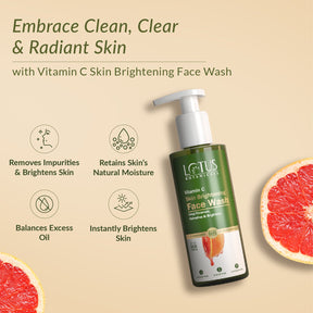 Vitamin C Skin Brightening Face Wash - Refreshing citrus-infused cleanser for radiant and even-toned skin