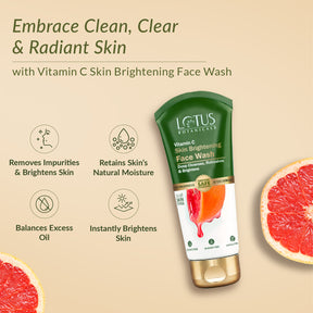 Vitamin C Skin Brightening Face Wash - Refreshing citrus-infused cleanser for a radiant complexion