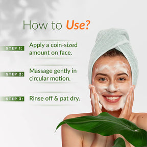 Lotus Botanicals Papaya & Vitamin E Insta Glow Exfoliating Face Wash