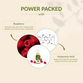 Raspberry & Hyaluronic Acid Ultra Glow Hydration Boosting Face Serum