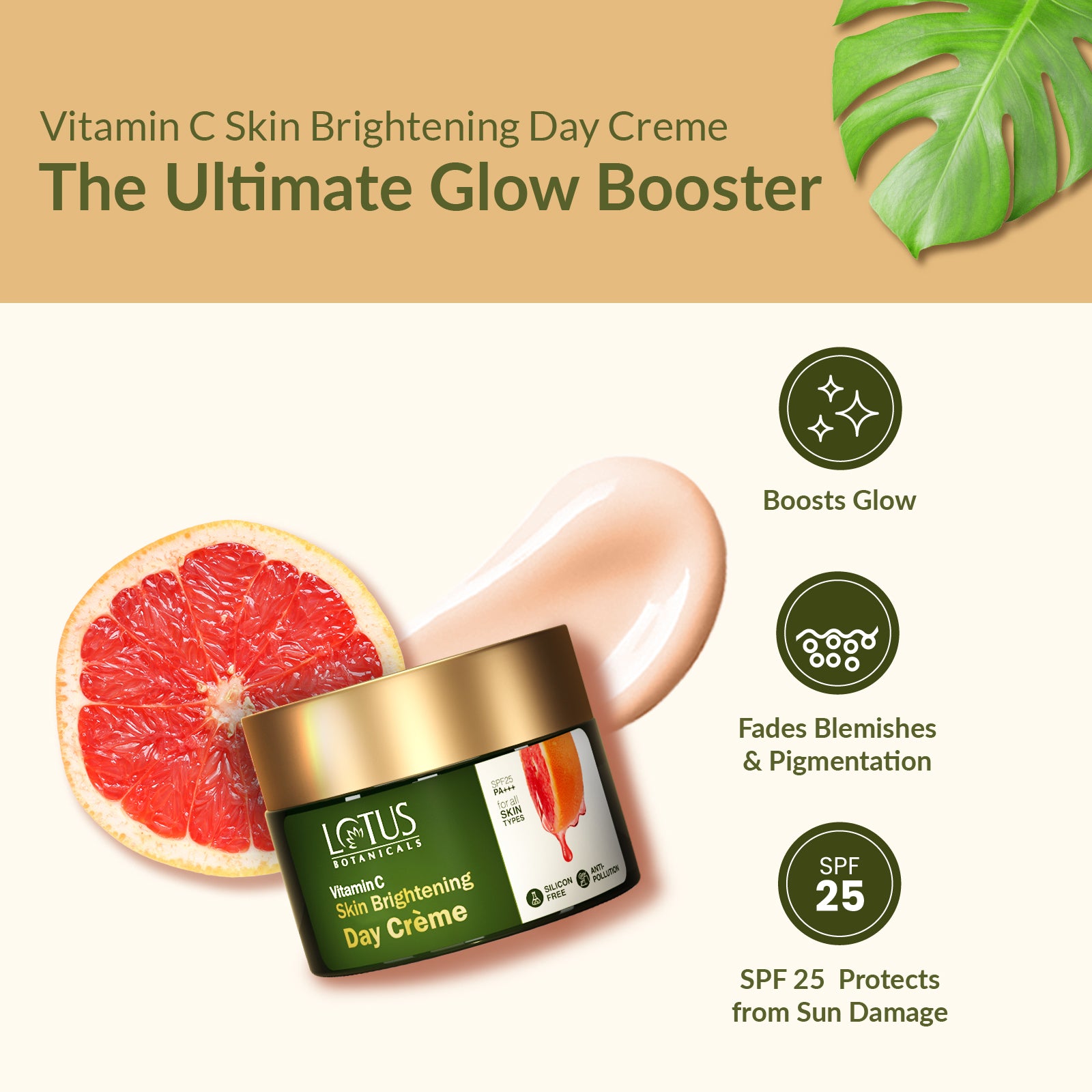 Vitamin C Skin Brightening Day Cr�me - Enhance your skin's radiance with this powerful Vitamin C-infused day cream