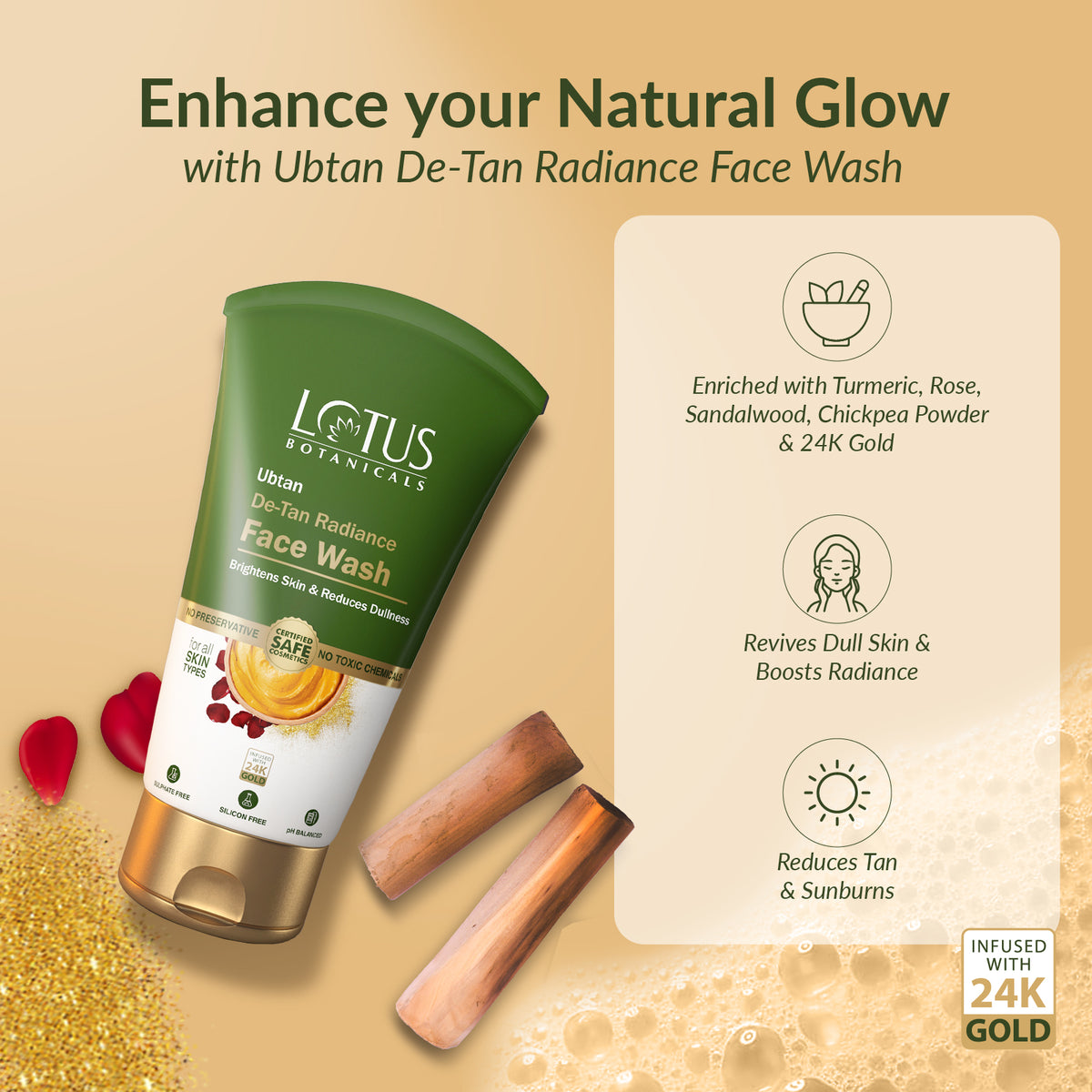 Get Glowing Skin with Ubtan Face Wash Unveil Your Natural Radiance