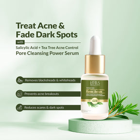 Salicylic Acid Tea Tree Acne Control and Pore Cleansing Power Serum - Clearing and Purifying Solution for Acne-Prone Skin