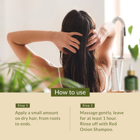 Red Onion Hair-Fall Control Hair Oil - Natural Solution for Hair Loss