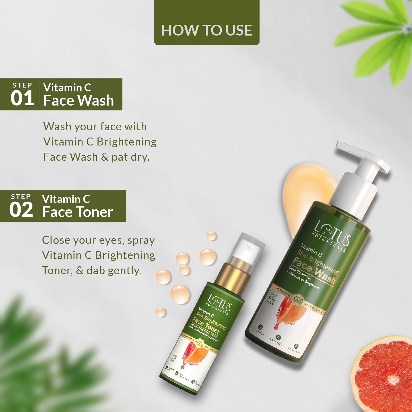 Lotus Botanicals Vitamin C Skin Brightening Duo