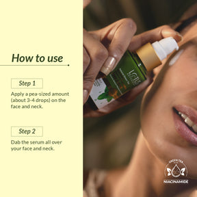 Natural Green Tea HydraDetox Moisture-Replenishing Face Serum - Refreshing and Nourishing Skincare Solution