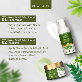 Lotus Botanicals Neem Tulsi Anti Acne Combo